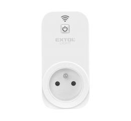 EXTOL zásuvka ovládáná Wi-Fi, Wi-Fi 802.11 b/g/n, max 3680W (43800)
