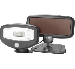 EXTOL reflektor LED s pohybovým čidlem, 100lm, solární nabíjení (43270)