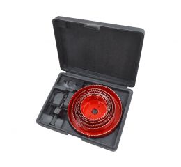 EXTOL vrtáky vykružovací korunkové, 7průměrů Ř64-127mm (8801607)