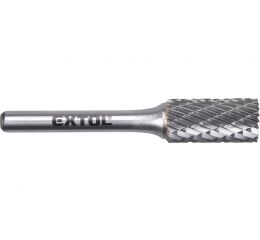 EXTOL fréza karbidová, válcová s čelním ozubením, pr.12x25mm/stopka 6mm,sek střední(double-cut) (8703715)