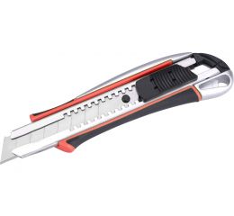 EXTOL nůž ulamovací kovový s výstuhou, 18mm Auto-lock (8855024)