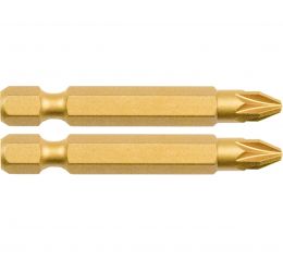 FORTUM-KITO hrot křížový sada 2ks, PZ 1x50mm, S2-Titan. úprava, FORTUM-KITO, hrot křížový sada 2ks, PZ 1x50mm, S2-Titan. úprava,