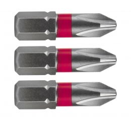 FORTUM-KITO hrot křížový sada 3ks, PH 2x25mm, S2, FORTUM-KITO, hrot křížový sada 3ks, PH 2x25mm, S2, FORTUM-KITO, S2 (4741202)