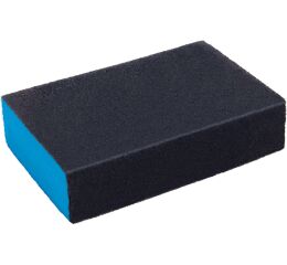 EXTOL brusná houba, 100x70x25mm, P80, čtyřstranná, abrazivo-korund (8803663)