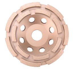 EXTOL kotouč diamantový brusný dvouřadý, O 125x22,2mm (8703122)