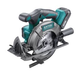 EXTOL pila kotoučová aku SHARE20V, 165mm, BRUSHLESS, 20V Li-ion, 2000mAh (8791822)