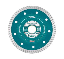TOTAL Kotouč diamantový řezný, ultra tenký, mokré řezání, industrial, 115x22,2mm (TAC2131151HT)