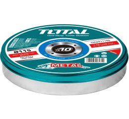 TOTAL Kotouče řezné na kov, 10ks, 115x1,2x22,2mm (TAC2211155)