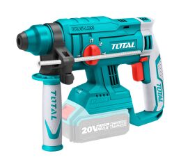 TOTAL Kladivo vrtací a sekací AKU, SDS Plus, Brushless, 20V Li-ion, 2000mAh, 1,5J, industrial (TRHLI2201)