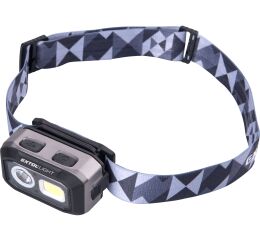EXTOL čelovka 500lm, Dual Power - Li-ion nebo AAA, USB nabíjení, s IR čidlem, OSRAM LED+COB LED (43185)