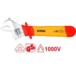 TOTAL Elektrikářský klíč nastavitelný, 250 cm, industrial (THIADW101)