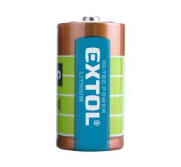 EXTOL baterie lithiová, 3V (CR123A), 1600mAh (42030)