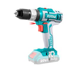 TOTAL Vrtací šroubovák AKU s příklepem, 20V Li-ion (2x), 2000mAh, Sada 50ks, industrial (TIDLI2002)