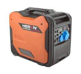 HERON elektrocentrála digitální invertorová, 5,5kW, elektrický start, podvozek (8896227)