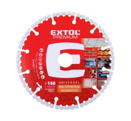 EXTOL PREMIUM kotouč řezný diamantový MULTI univerzální, O150x22,2x2,6mm (8803002)