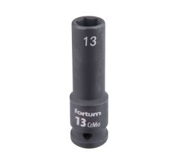 FORTUM hlavice nástrčná rázová 1/2", 13mm, L 78mm, CrMoV (4703213)