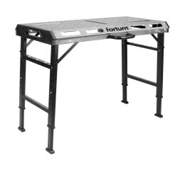 FORTUM stůl svařovací přenosný, 107x53cm, výška 70-93cm (4759970)