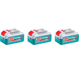 TOTAL Sada baterií, 20V Li-ion, 4000mAh, industrial (TOSLI251296E)