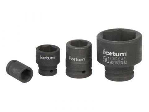 FORTUM hlavice nástrčná rázová, 3/4“, 55mm, L 70mm, CrMoV, FORTUM (4703055)