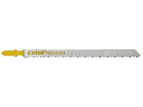 EXTOL plátky do přím.pily 5ks, 126x40mm, úchyt BOSCH, HCS, EXTOL PREMIUM (8805012)