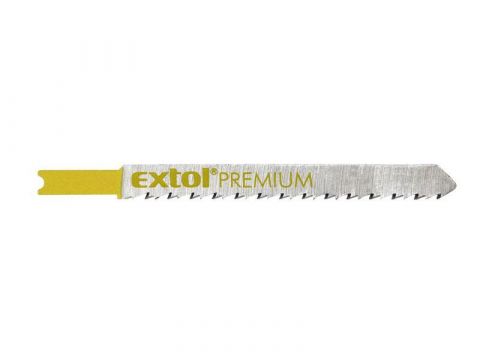 EXTOL plátky do přím.pily 5ks, 75x25mm, úchyt UNIVERSAL, HSS, EXTOL PREMIUM (8805501)