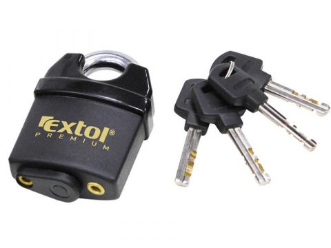 EXTOL zámek visací bezpečnostní voděodolný, 50mm, 4 klíče, EXTOL PREMIUM (8857750)