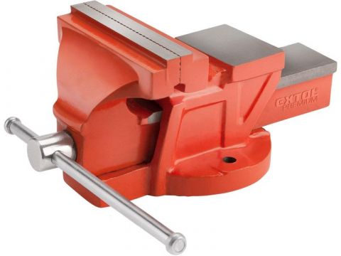 EXTOL svěrák, 125mm, s kovadlinou, EXTOL PREMIUM (8812613)