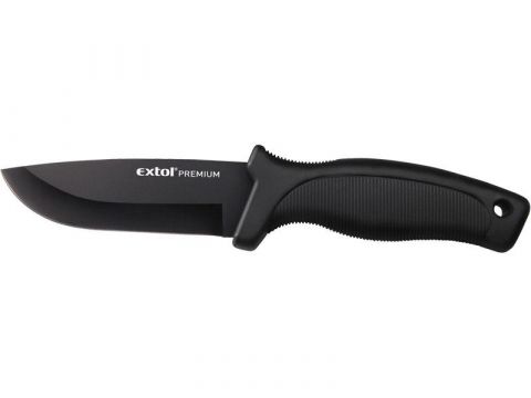 EXTOL nůž lovecký, 230/110mm, nerez, s nylonovým pouzdrem, EXTOL PREMIUM (8855300)