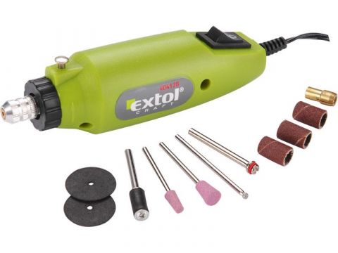 EXTOL mini vrtačka/bruska  s transformátorem, EXTOL CRAFT (404120)