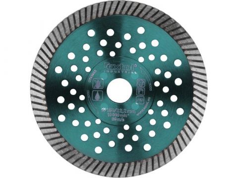 EXTOL kotouč diamantový řezný turbo Fast Cut, 150x22,2mm, suché i mokré řezání, EXTOL INDUSTRIAL (8703053)