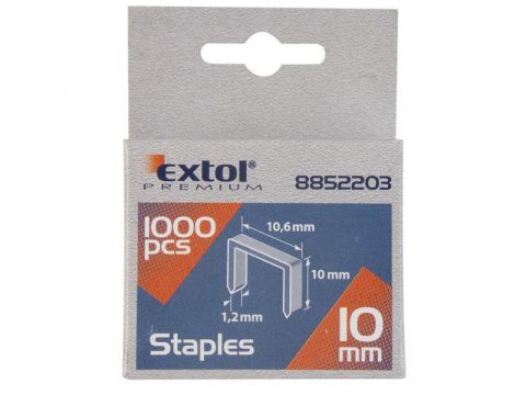 EXTOL spony, balení 1000ks, 16mm, 11,3x0,52x0,70mm, EXTOL PREMIUM (8852506)