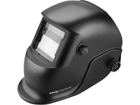 EXTOL kukla svářecí samostmívací, 1/25000s, 92x42mm, optická třída 1/2/1/2, 2 senzory, UV/IR Ochrana: DIN16, rozsah tmavosti fil