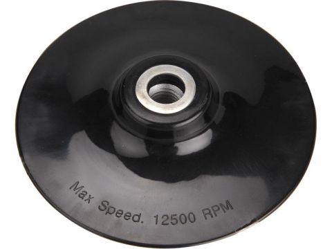 EXTOL nosič brusných fíbrových výseků - M14, 125mm, pevné neohebné tělo nosiče, EXTOL CRAFT (108550)