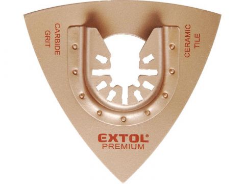 EXTOL rašple trojúhelníková, 78mm, tvrdokov, EXTOL PREMIUM (8803860)