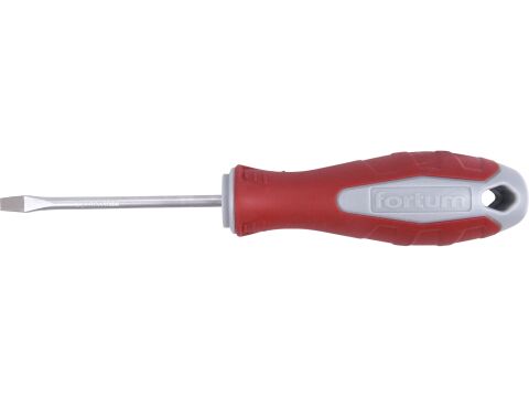FORTUM šroubovák plochý, (-) 4x75mm, S2 (4740104)