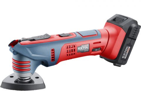 EXTOL bruska multifunkční aku, rychloupínací, 20V Li-ion, 2000mAh (8891842)