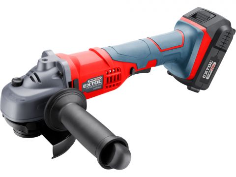 EXTOL bruska úhlová aku, 115mm, 20V Li-ion, 2000mAh (8891840)