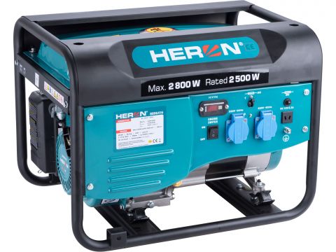 HERON elektrocentrála benzínová 2,8kW/6,5HP (8896416)