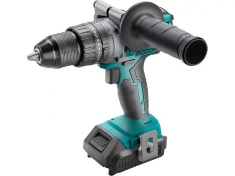 EXTOL vrtací šroubovák aku s příklepem, BRUSHLESS, 20V Li-ion, 2000mAh (8791800)