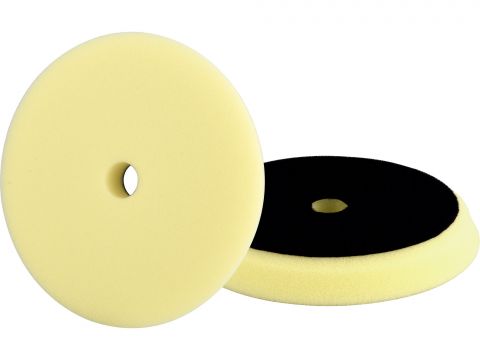 EXTOL kotouč leštící pěnový, orbitální, T80, žlutý, Ř150x25mm, suchý zip Ř127mm (8804548)