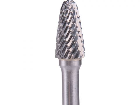 EXTOL fréza karbidová, kulatý oblouk, pr.10x20mm/stopka 6mm,sek střední(double-cut) (8703754)