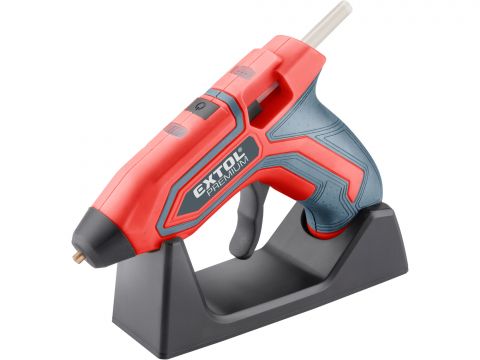EXTOL pistole tavná lepící aku, 4V Li-ion, 1500mAh, Ř7,2mm (8891500)