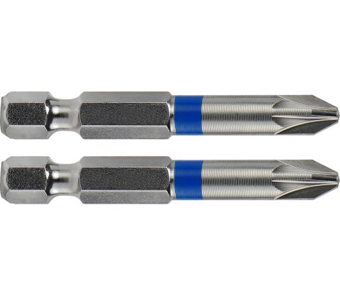 FORTUM-KITO hrot křížový sada 2ks, PZ 2x50mm, S2, FORTUM-KITO, hrot křížový sada 2ks, PZ 2x50mm, S2, FORTUM-KITO, S2 (4741312)