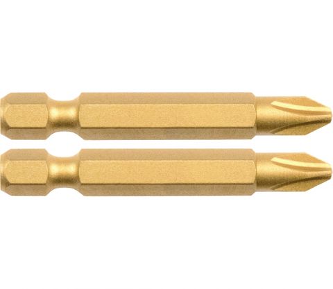 FORTUM-KITO hrot křížový sada 2ks, PH 1x50mm, S2-Titan. úprava, FORTUM-KITO, hrot křížový sada 2ks, PH 1x50mm, S2-Titan. úprava,