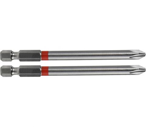 FORTUM-KITO hrot křížový sada 2ks, PH 2x90mm, S2, FORTUM-KITO, hrot křížový sada 2ks, PH 2x90mm, S2, FORTUM-KITO, S2 (4741222)
