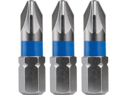 FORTUM-KITO hrot křížový sada 3ks, PZ 1x25mm, S2, FORTUM-KITO, hrot křížový sada 3ks, PZ 1x25mm, S2, FORTUM-KITO, S2 (4741301)