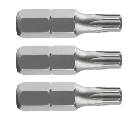 FORTUM-KITO hrot TORX sada 3ks, T 20x25mm, S2, FORTUM-KITO, hrot TORX sada 3ks, T 20x25mm, S2, FORTUM-KITO, S2 (4741420)