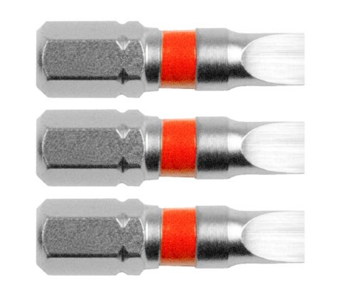 FORTUM-KITO hrot plochý sada 3ks, 4x25mm, S2, FORTUM-KITO, hrot plochý sada 3ks, 4x25mm, S2, FORTUM-KITO, S2 (4741104)