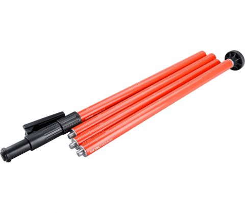 EXTOL tyč-stativ k laserům, teleskopická/šroubovací , dosah až 3m, průměr 32mm (8823906)