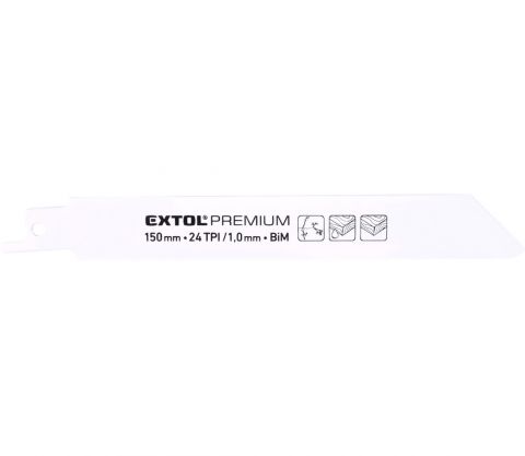 EXTOL plátky do pily ocasky 3ks, 150x19x0,9mm, Bi-metal (8806204)